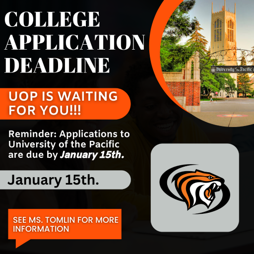  UOP College Application Deadline